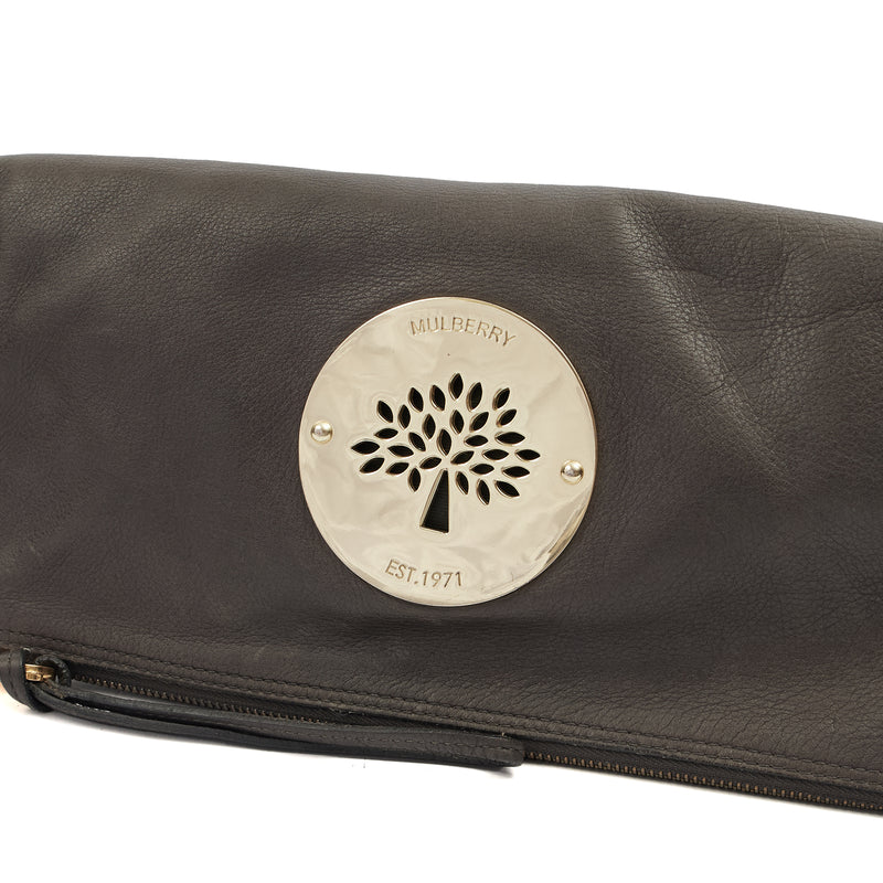 Picture of Mulberry Clutch Daria Clutch in Grey, Leather