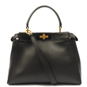 Picture of Fendi Top Handle Peekaboo Iconic - Medium in Black, Leather