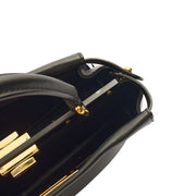 Picture of Fendi Top Handle Peekaboo Iconic - Medium in Black, Leather