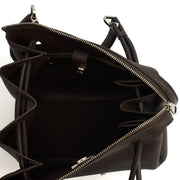 Picture of Loewe Shoulder Bag Madrid - Small in Dark Ebony, Leather