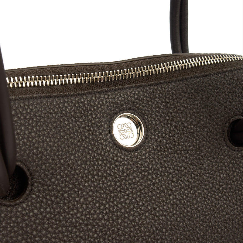 Picture of Loewe Shoulder Bag Madrid - Small in Dark Ebony, Leather