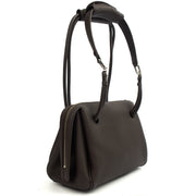 Picture of Loewe Shoulder Bag Madrid - Small in Dark Ebony, Leather