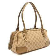 Picture of Gucci Tote Princy Boston in Metallic, GG Supreme Canvas