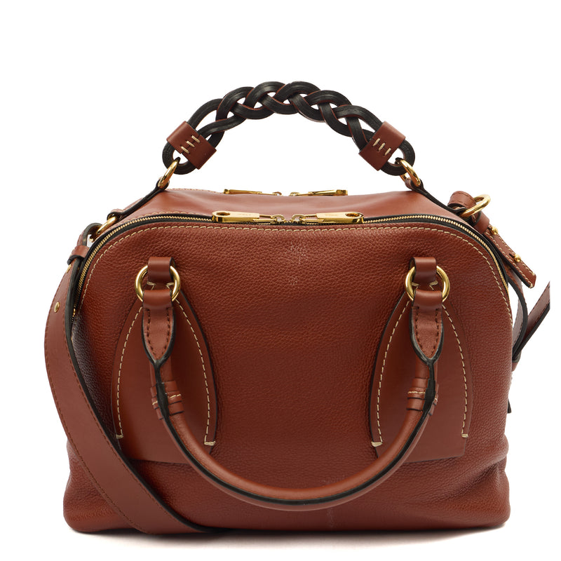 Picture of Chloe Tote Daria - Medium in Brown, Leather