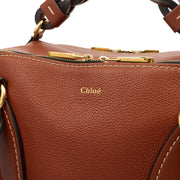 Picture of Chloe Tote Daria - Medium in Brown, Leather