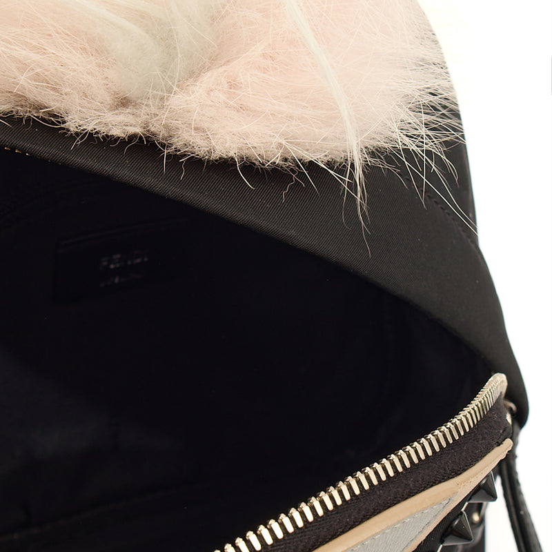 Picture of Fendi Mini Backpack Monster Backpack in Black, Fabric