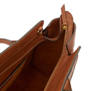 Picture of Mulberry Tote Zipped Bayswater in Oak, Calfskin Leather