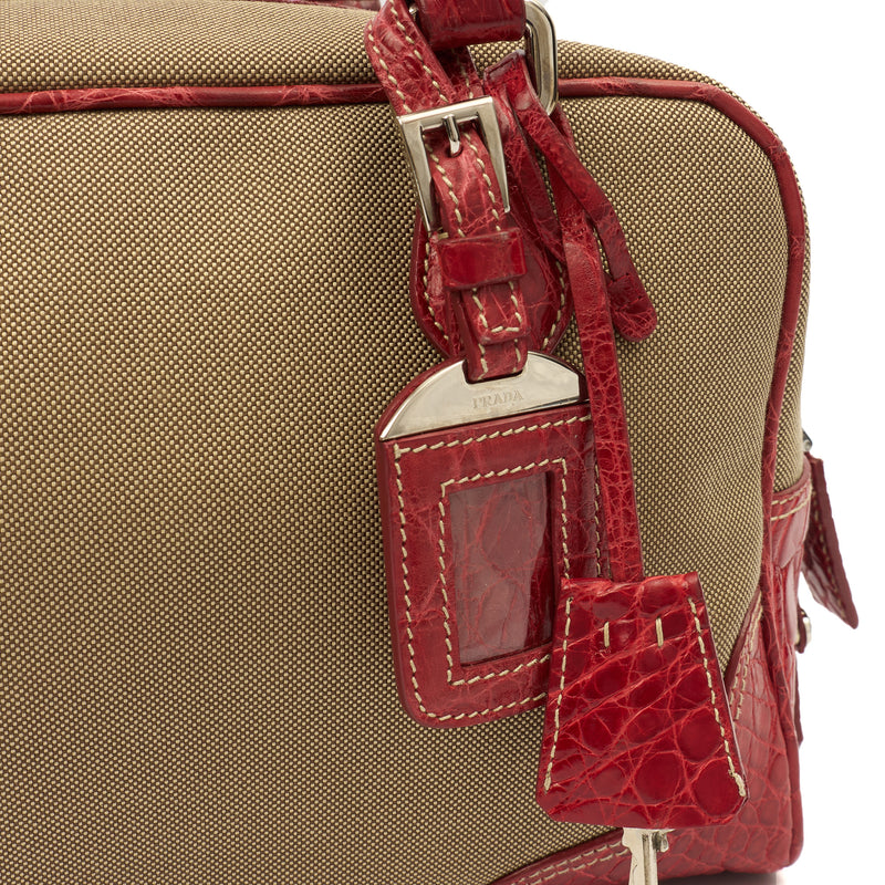 Picture of Prada Shoulder Bag Shoulder Bag in Red, Fabric