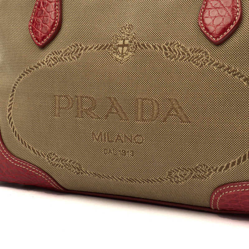 Picture of Prada Shoulder Bag Shoulder Bag in Red, Fabric
