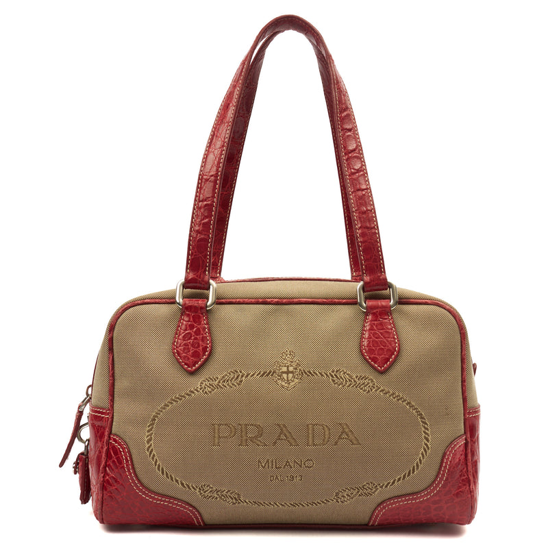 Picture of Prada Shoulder Bag Shoulder Bag in Red, Fabric