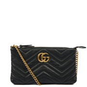 Picture of Gucci Cross Body Marmont Mini Chain Bag in Black, Leather
