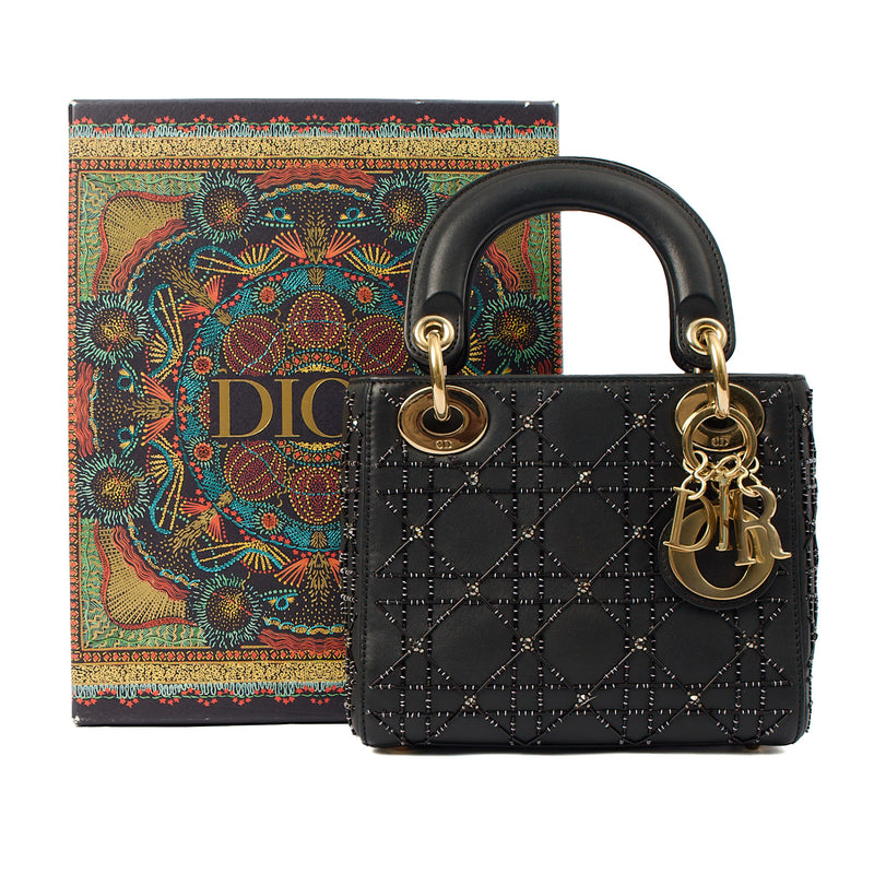 Picture of Christian Dior Mini Bag Lady Dior - Mini in Black, Leather