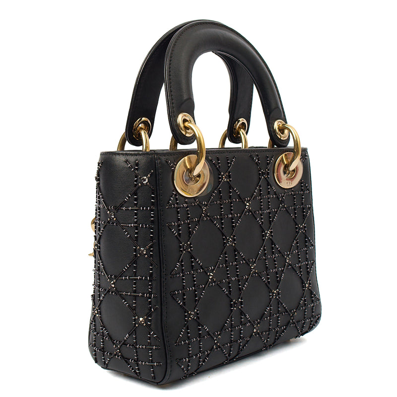 Picture of Christian Dior Mini Bag Lady Dior - Mini in Black, Leather