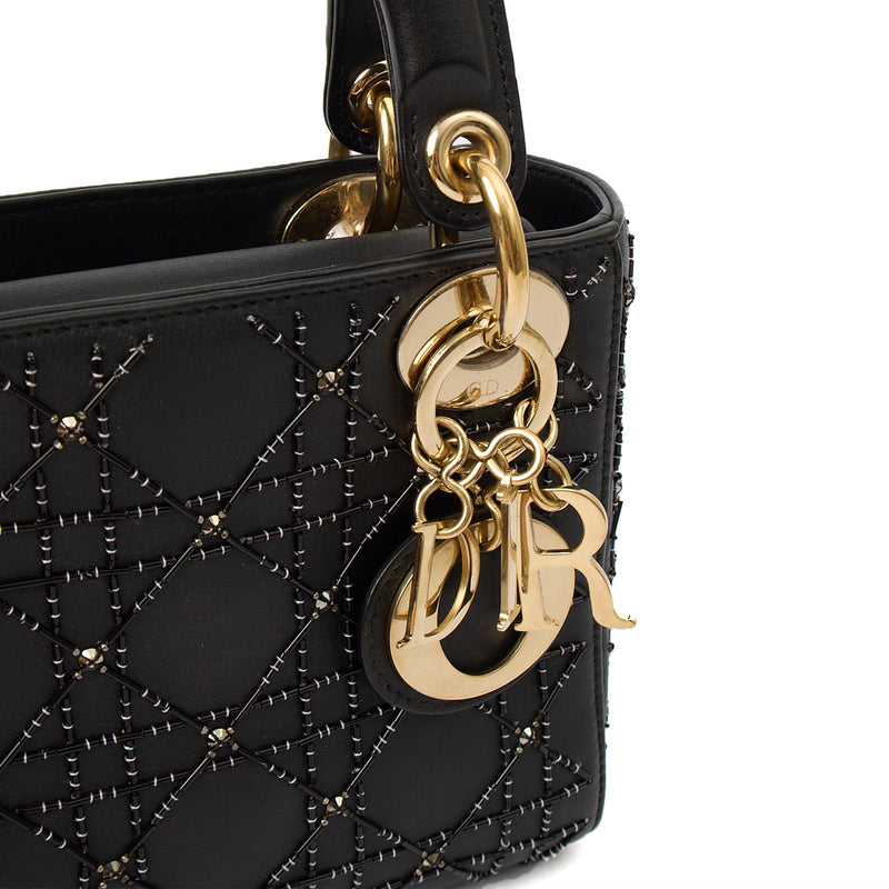 Picture of Christian Dior Mini Bag Lady Dior - Mini in Black, Leather