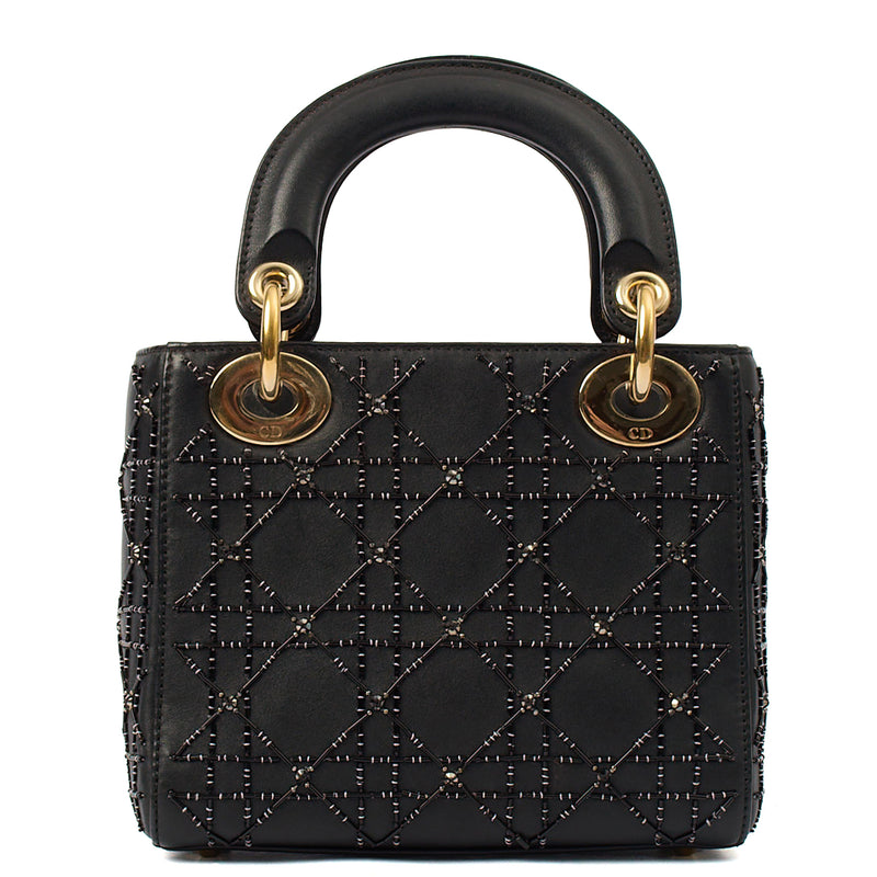Picture of Christian Dior Mini Bag Lady Dior - Mini in Black, Leather