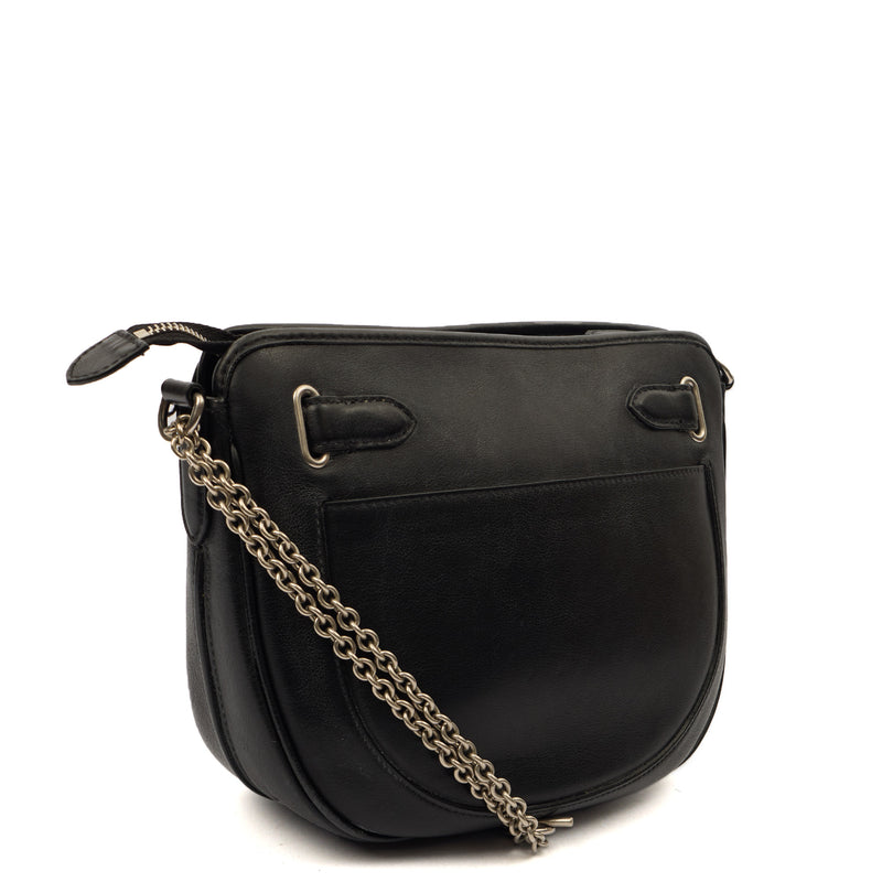 Picture of Mulberry Cross Body Brockwell in Black, Leather