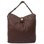 Picture of Mulberry Tote Freya in Oxblood, Calfskin Leather
