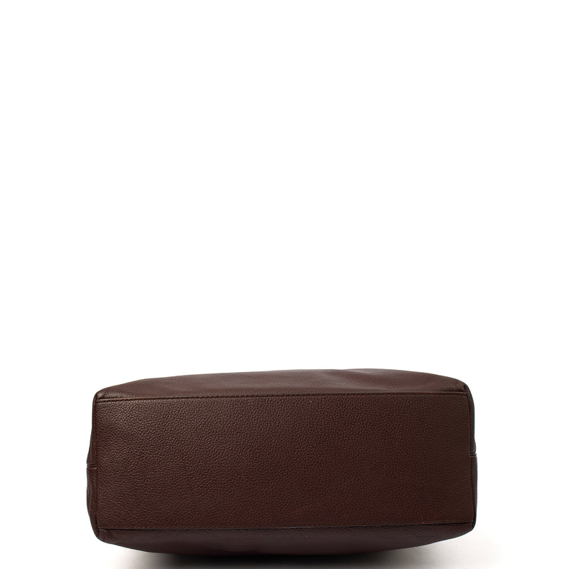 Picture of Mulberry Tote Freya in Oxblood, Calfskin Leather