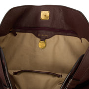 Picture of Mulberry Tote Freya in Oxblood, Calfskin Leather