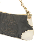 Picture of Chanel Shoulder Bag Vintage Shoulder Bag in Grey, Fabric