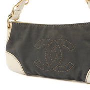 Picture of Chanel Shoulder Bag Vintage Shoulder Bag in Grey, Fabric