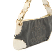Picture of Chanel Shoulder Bag Vintage Shoulder Bag in Grey, Fabric