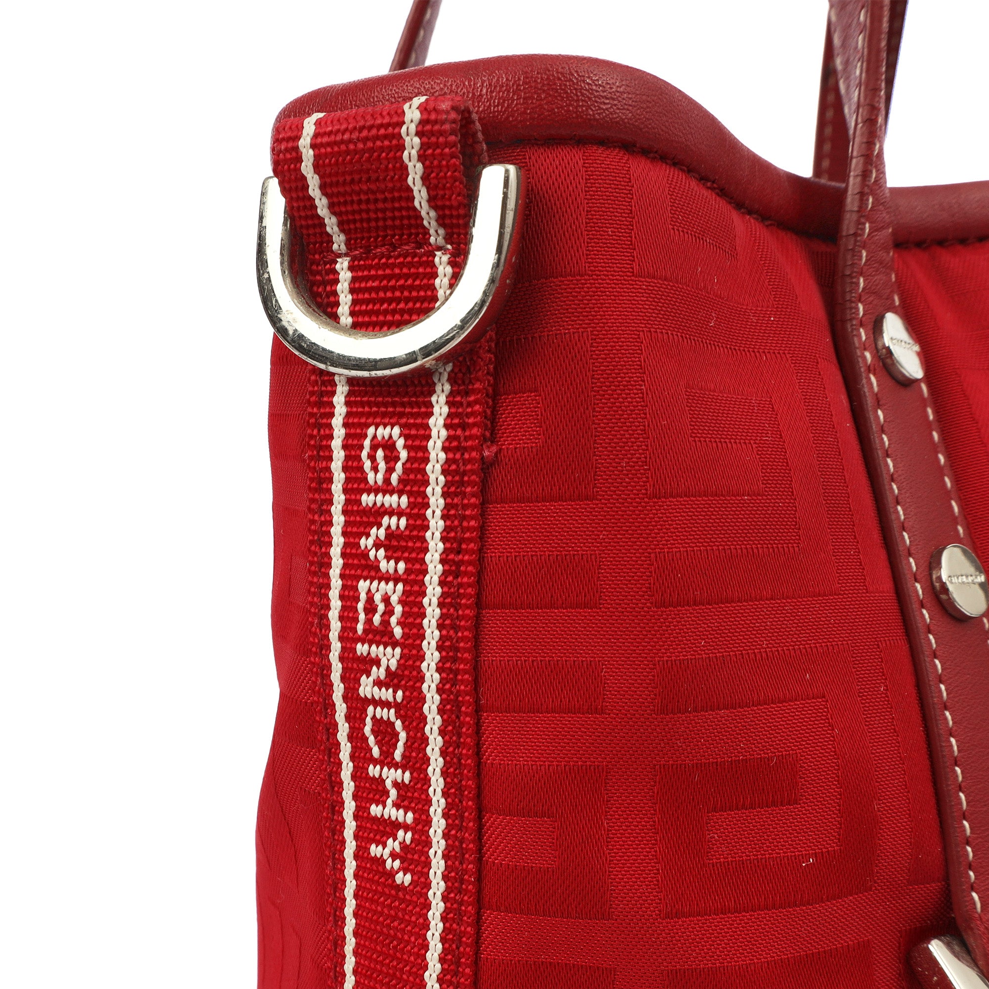 Givenchy Tote Shoulder Bag in Red, Fabric | The Handbag Clinic