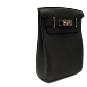 Picture of Hermes Cross Body Hac a Dos PM in Black, Togo Leather