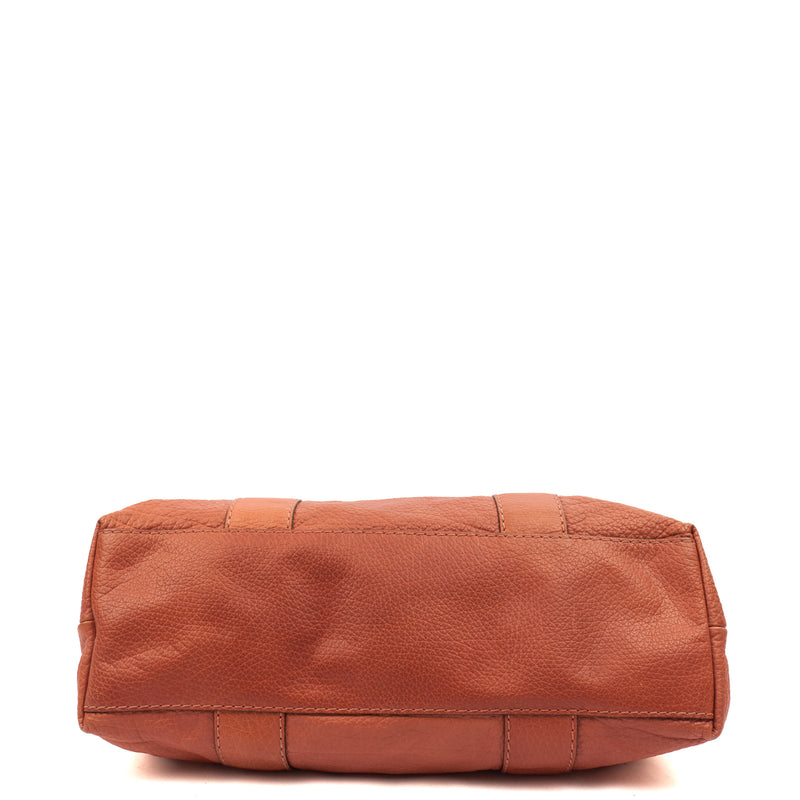 Picture of Gucci Tote Vintage Bamboo  in Orange, Leather