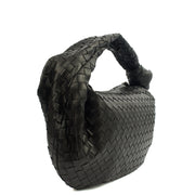 Picture of Bottega Veneta Shoulder Bag Jodie - Teen in Black, Intrecciato Nappa