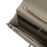 Picture of Chanel Cross Body Chanel 19 Wallet On Chain in Grey, Lambskin Leather