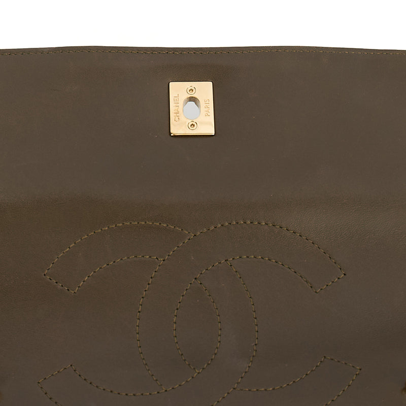 Picture of Chanel Top Handle Trendy CC in Green, Lambskin Leather