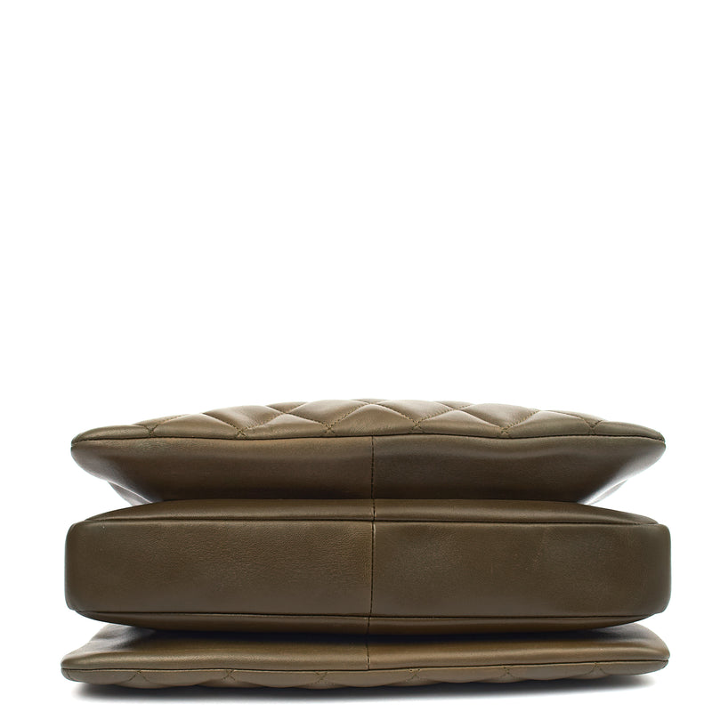 Picture of Chanel Top Handle Trendy CC in Green, Lambskin Leather