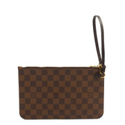Picture of Louis Vuitton Clutch Neverfull MM Pouch in Damier Ebene, Leather