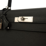 Picture of Hermes Top Handle Kelly 32 in Black, Epsom Leather