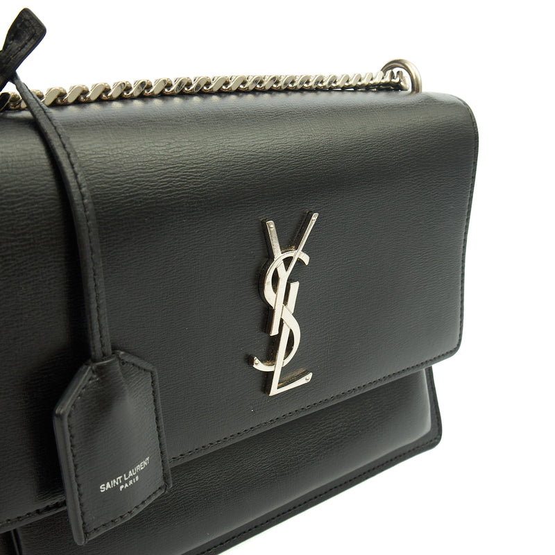 Picture of Saint Laurent Cross Body Sunset - Medium in Black, Leather