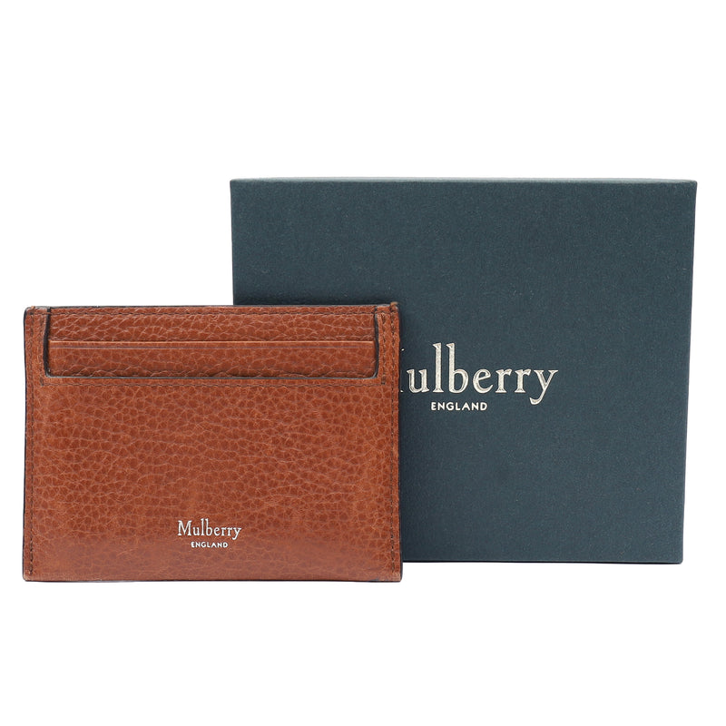 Picture of Mulberry Card Holder Card Holder in Oak, Leather