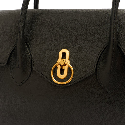 Picture of Mulberry Tote Seaton in Black, Leather