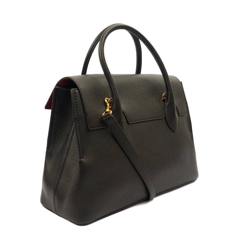 Picture of Mulberry Tote Seaton in Black, Leather