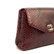 Picture of Chanel Clutch Clutch in Red, Python Leather