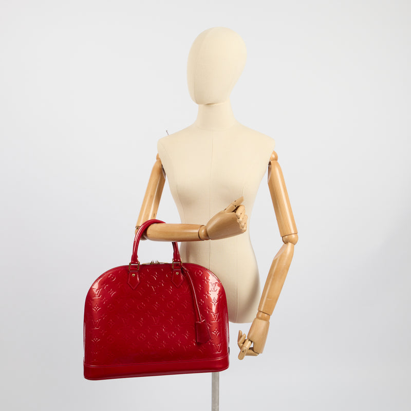Louis Vuitton Top Handle Alma GM in Monogram, Vernis