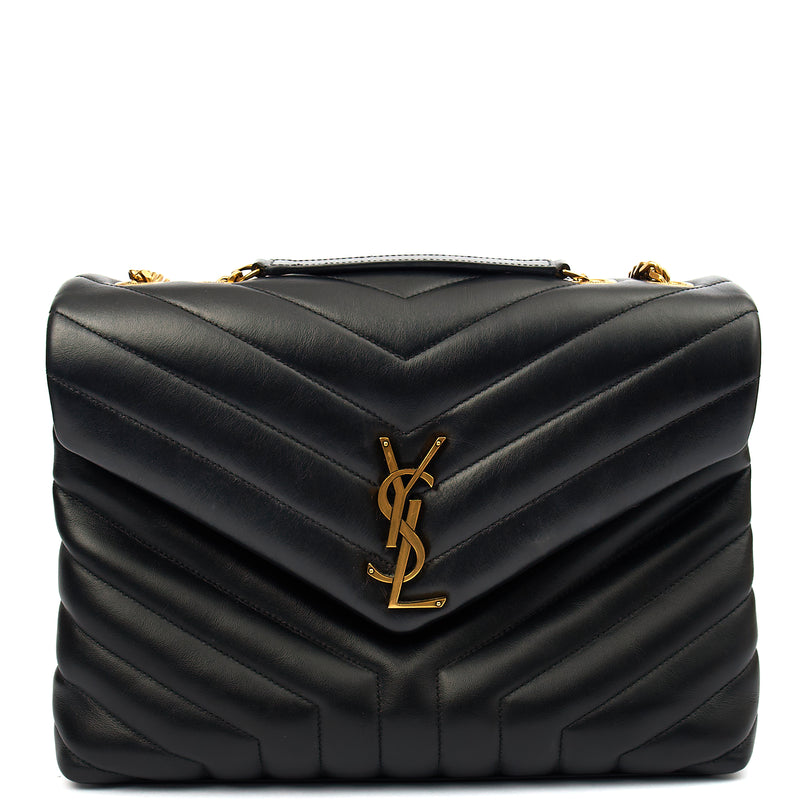 Picture of Saint Laurent Shoulder Bag Lou Lou - Medium in Black, Leather