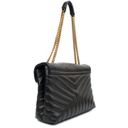 Picture of Saint Laurent Shoulder Bag Lou Lou - Medium in Black, Leather
