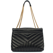Picture of Saint Laurent Shoulder Bag Lou Lou - Medium in Black, Leather