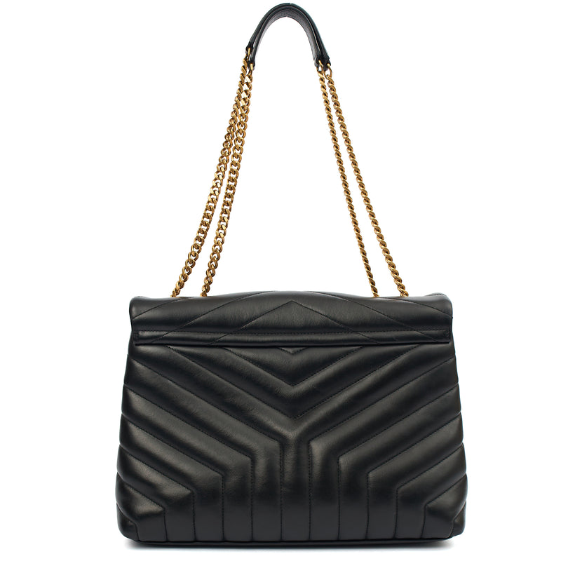 Picture of Saint Laurent Shoulder Bag Lou Lou - Medium in Black, Leather