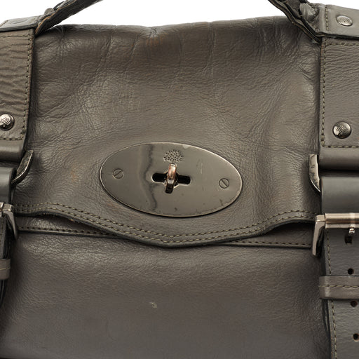 Picture of Mulberry Satchel Alexa in Foggy Grey, Leather