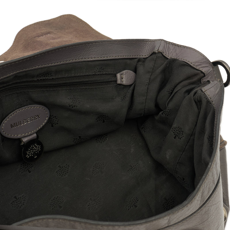 Picture of Mulberry Satchel Alexa in Foggy Grey, Leather