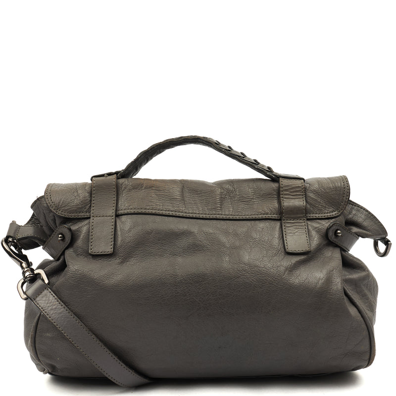 Picture of Mulberry Satchel Alexa in Foggy Grey, Leather
