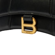 Picture of Balenciaga Top Handle Hourglass Top Handle Small in Black, Veau (Calfskin)