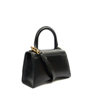 Picture of Balenciaga Top Handle Hourglass Top Handle Small in Black, Veau (Calfskin)